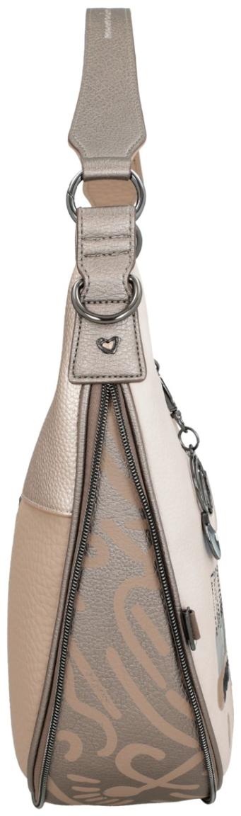 Anekke Muse Olympia Beuteltasche erweiterbar beige Print