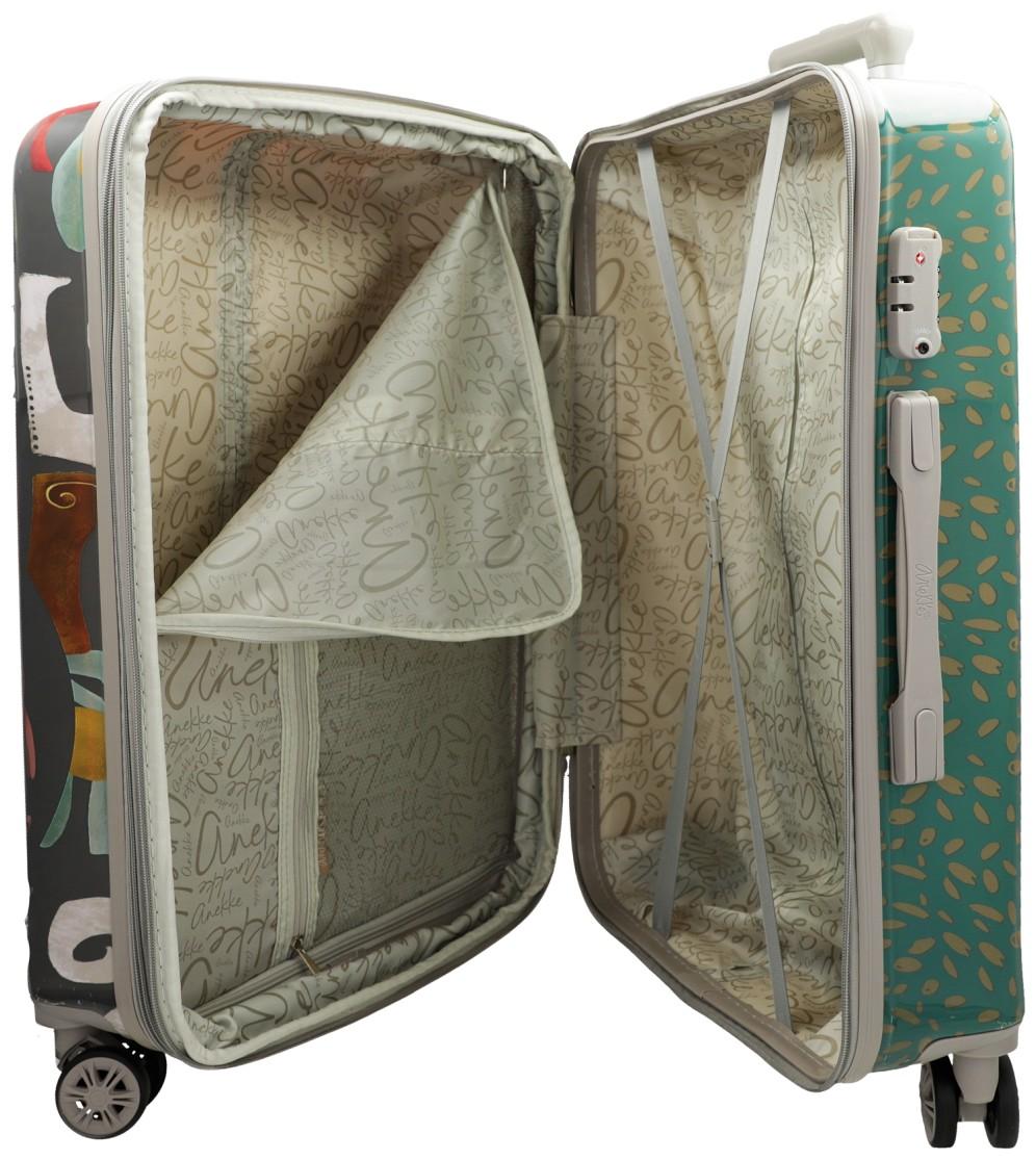 Anekke Muse Reisekoffer M 63cm farbenfroh Hartschale