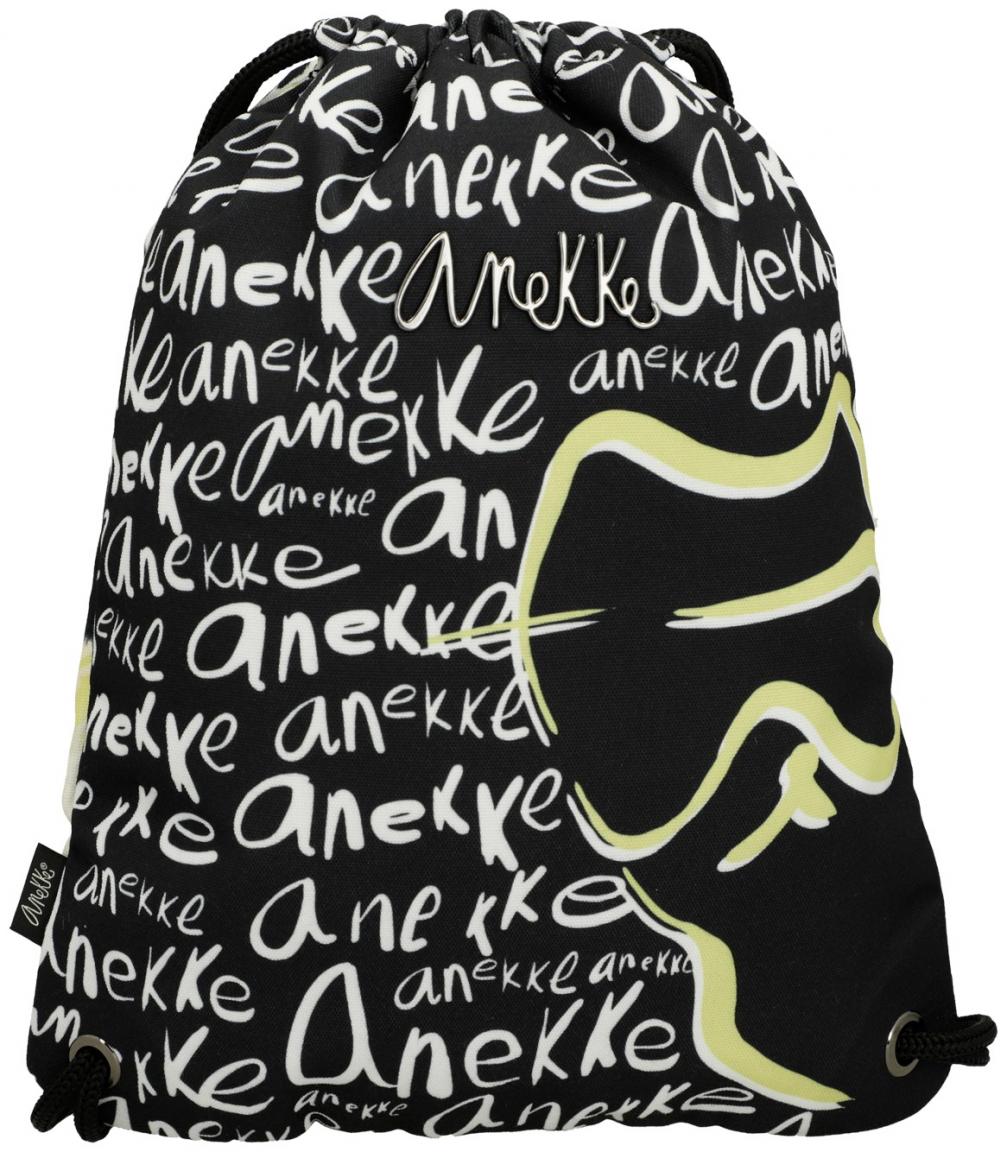 Anekke Nature Towanda Alltagsrucksack schwarz gelb Logoprint