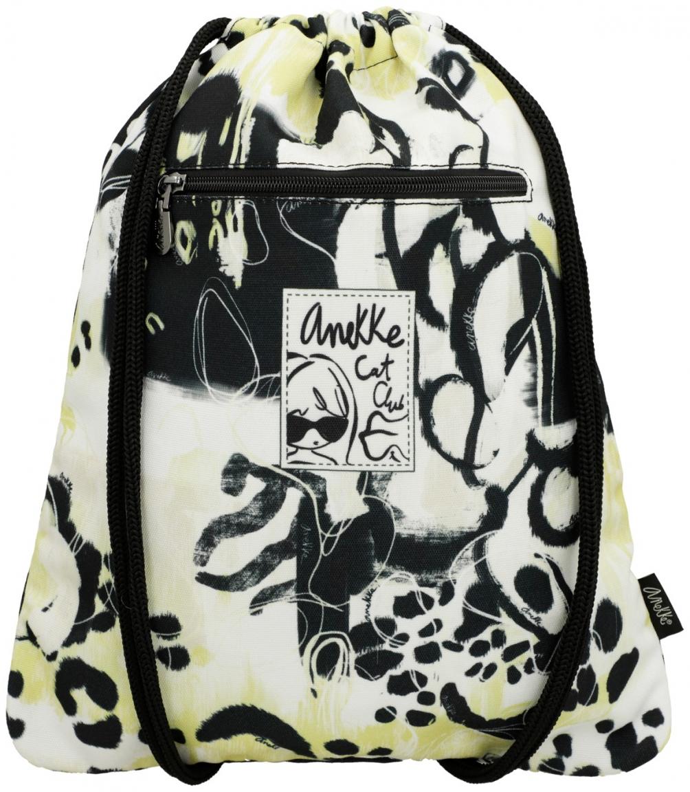 Anekke Nature Towanda Alltagsrucksack schwarz gelb Logoprint