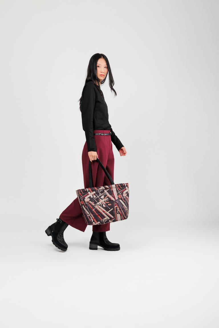 Anekke Nylon Shopper Mademoiselle Travel Bag Bunt