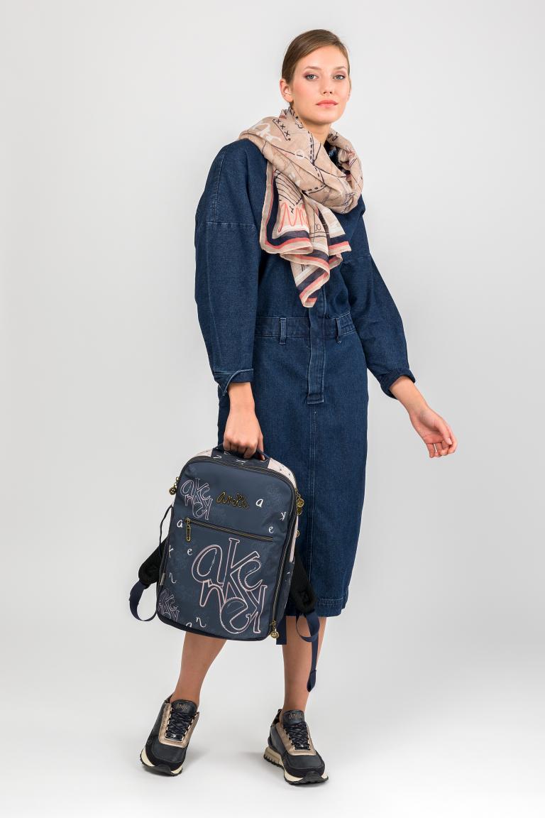 Anekke Nylonrucksack Handgepäck Mademoiselle Travel Viaje Blau