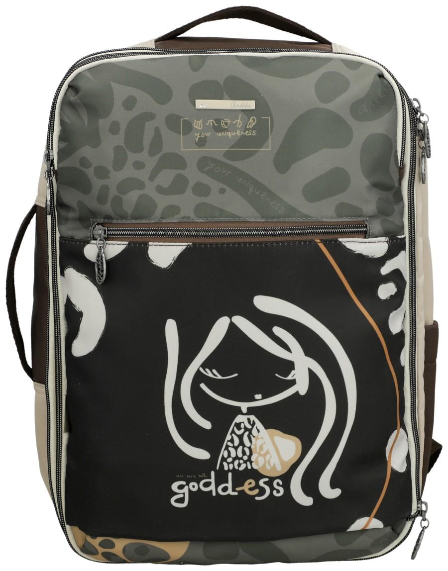 Anekke Nylonrucksack geräumig Laptop Sophia Gaia Camou