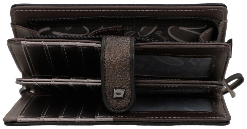 Anekke Orchestra Iron Brieftasche Stickerei - Schwarz