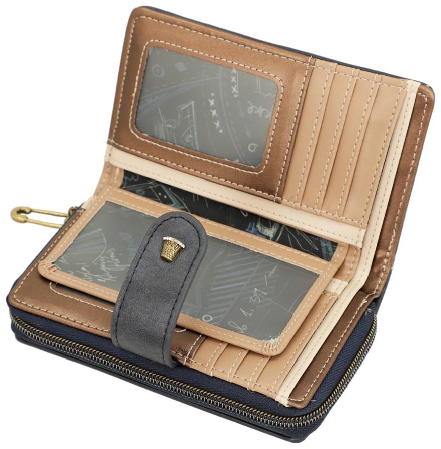 Anekke Portemonnaie Mademoiselle Boutique Blau Funkelsteine