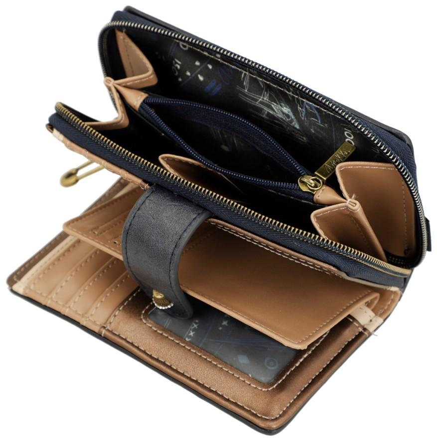 Anekke Portemonnaie Mademoiselle Boutique Blau Funkelsteine