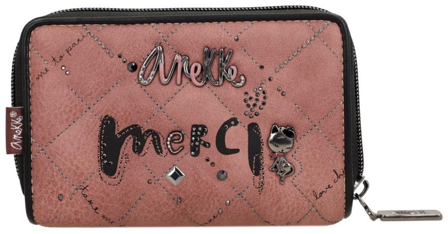 Anekke Portemonnaie Mademoiselle Parisian Altrosa Steppdesign