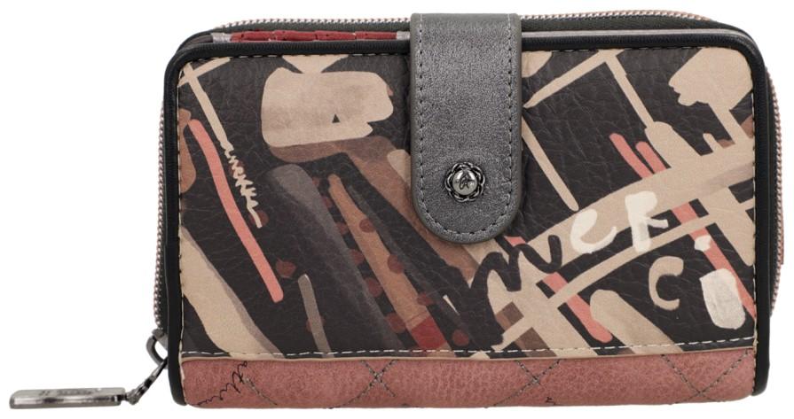 Anekke Portemonnaie Mademoiselle Parisian Altrosa Steppdesign