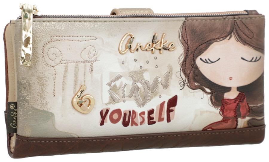 Anekke Portemonnaie Muse Braun Kartenetui herausnehmbar