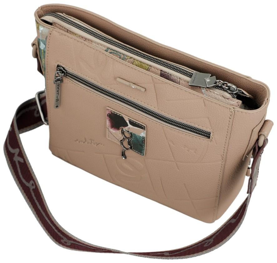 Anekke REAL Crossbodybag Evolution Taupe Bordeaux