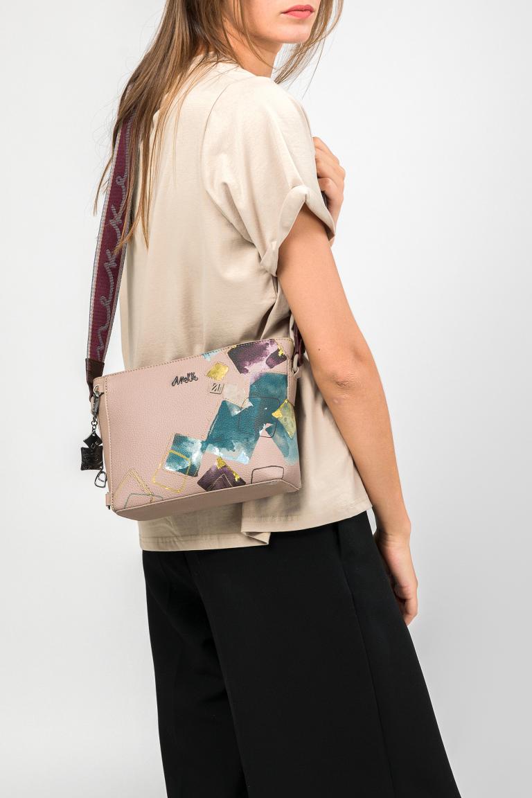 Anekke REAL Crossbodybag Evolution Taupe Bordeaux