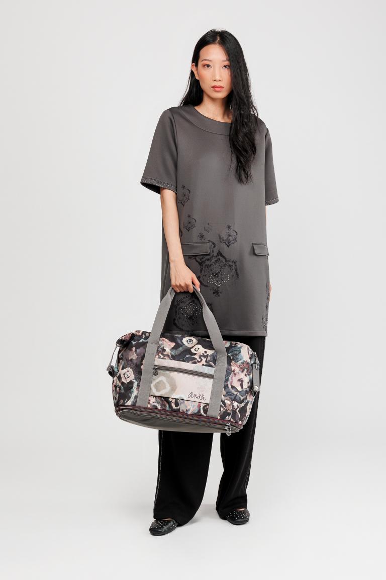 Anekke Reisetasche vs. Shopper Real Travel Nylon Volumen erweiterbar