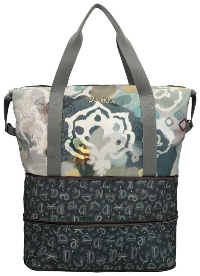 Anekke Reisetasche vs. Shopper Real Travel Nylon Volumen erweiterbar