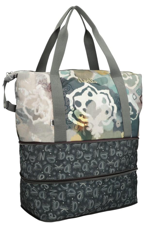 Anekke Reisetasche vs. Shopper Real Travel Nylon Volumen erweiterbar