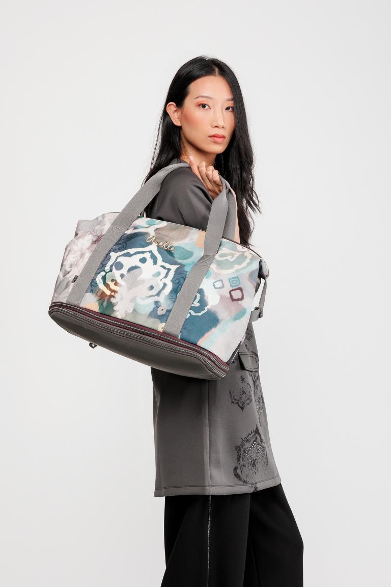 Anekke Reisetasche vs. Shopper Real Travel Nylon Volumen erweiterbar