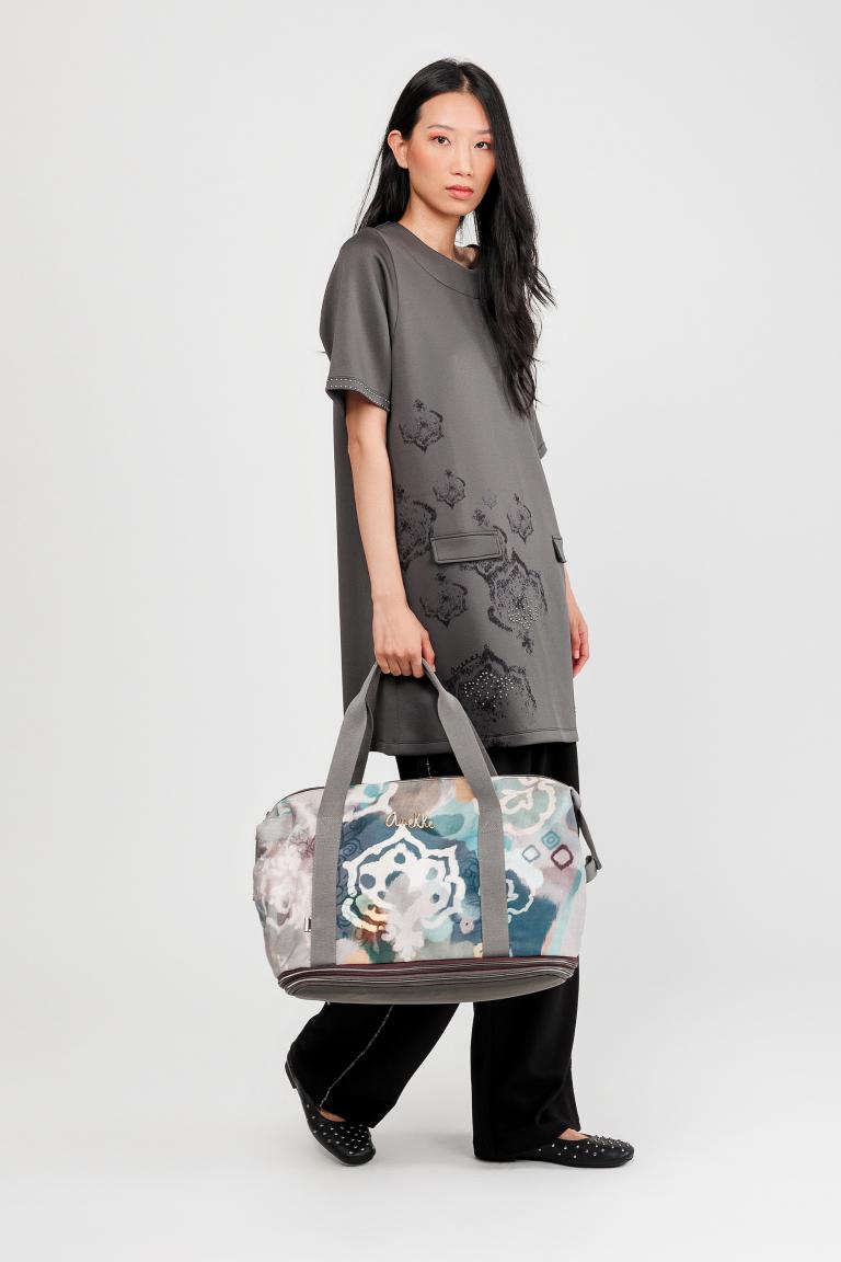 Anekke Reisetasche vs. Shopper Real Travel Nylon Volumen erweiterbar