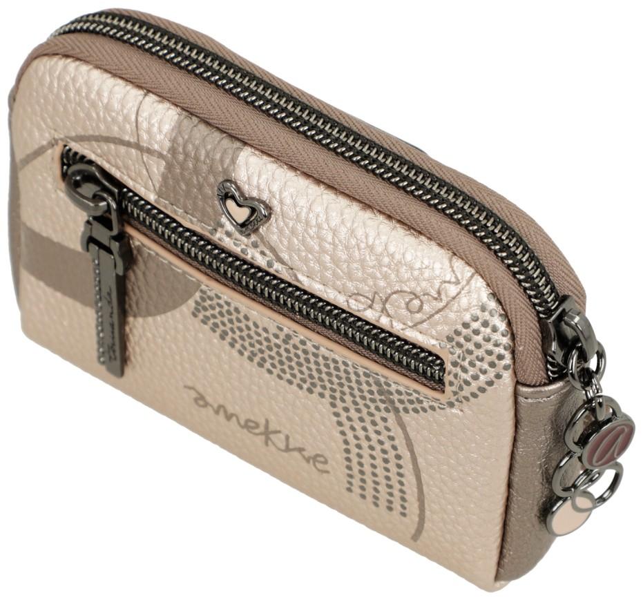 Anekke Schlüsseltasche breit Muse Olympia warm Beige
