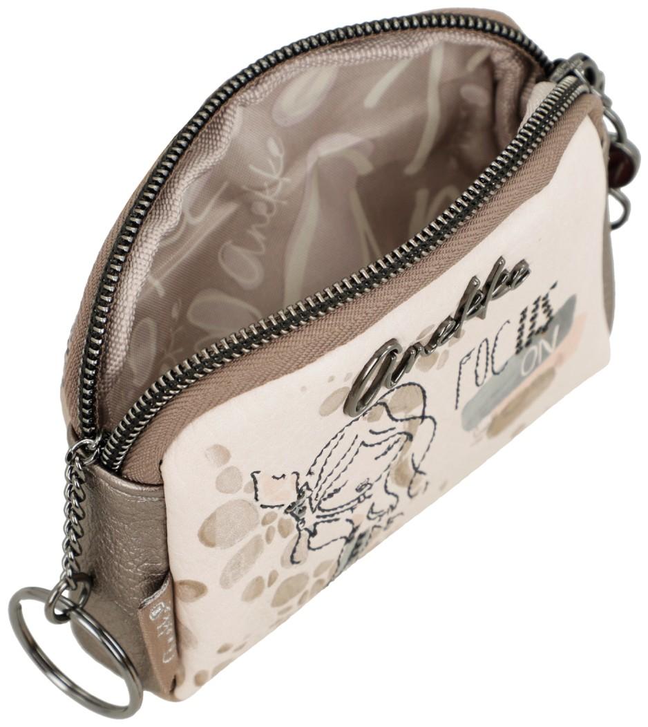 Anekke Schlüsseltasche breit Muse Olympia warm Beige