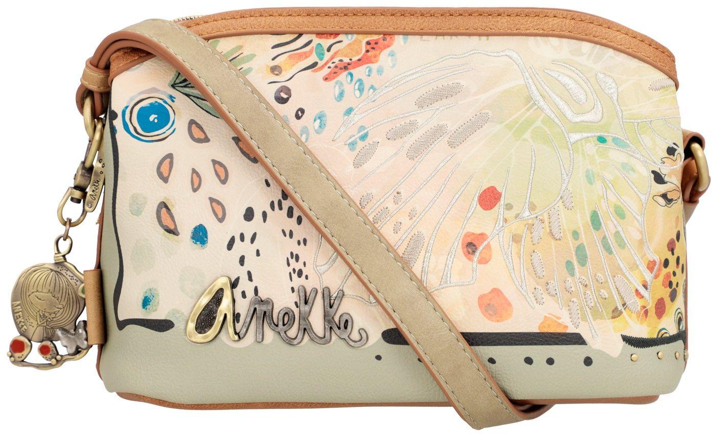 Anekke Schultertasche Amazonia Butterfly Flügel Metallanhänger