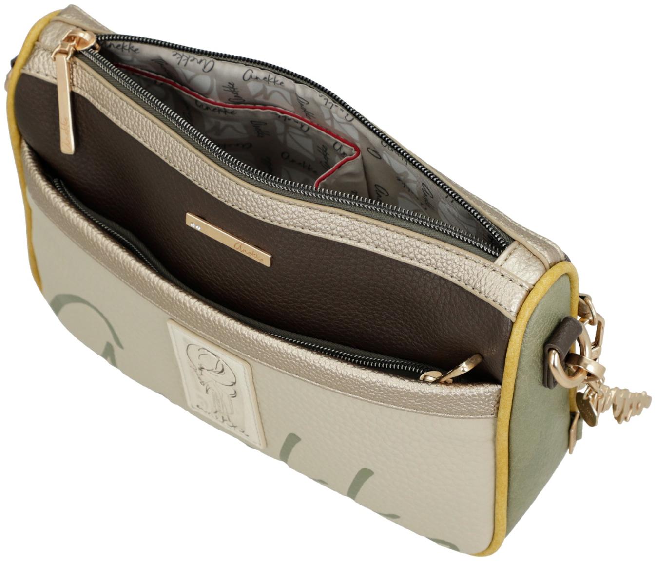 Anekke Schultertasche Essentials Braun Dotprint