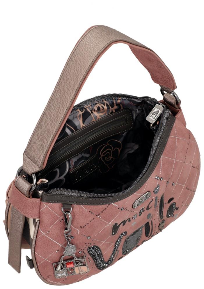 Anekke Schultertasche Mademoiselle Parisian Samt