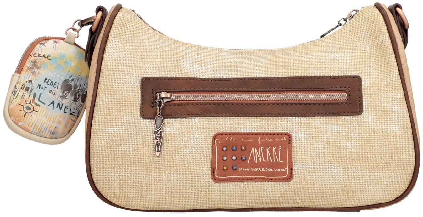 Anekke Schultertasche Menire Tribe Print mit Glitzer Etuianhänger