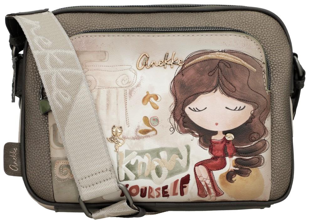 Anekke Schultertasche Muse Greece Bunt Metallic