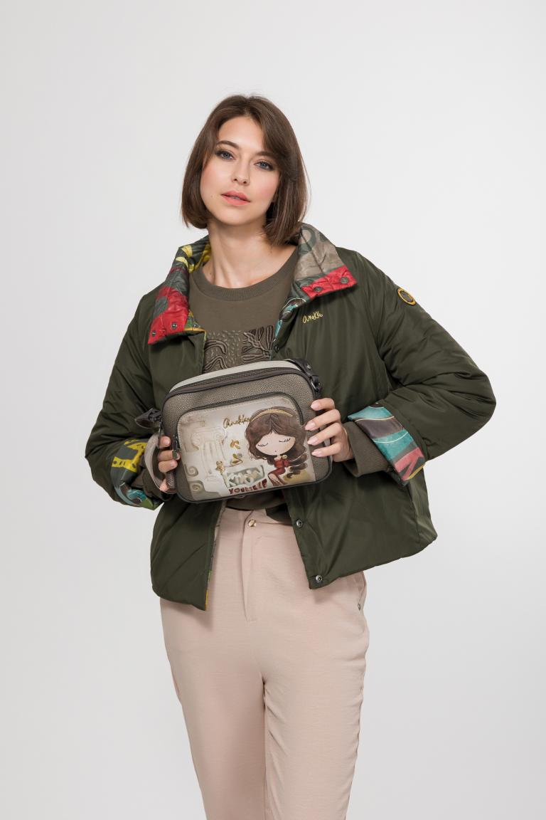 Anekke Schultertasche Muse Greece Bunt Metallic