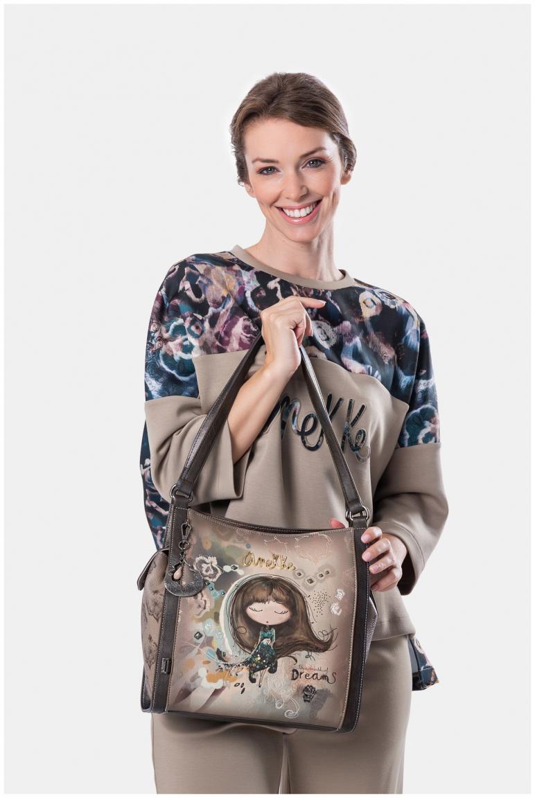 Anekke Schultertasche Real Beige Totebag