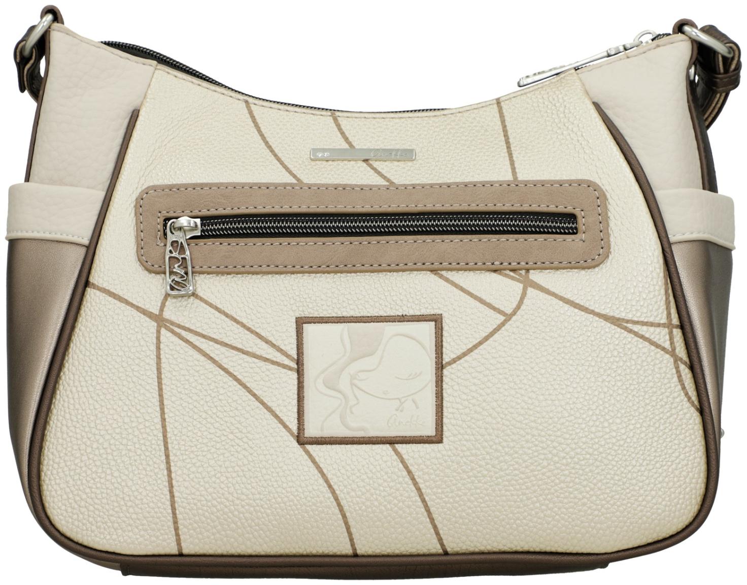 Anekke Serenis Umhängetasche braun gold