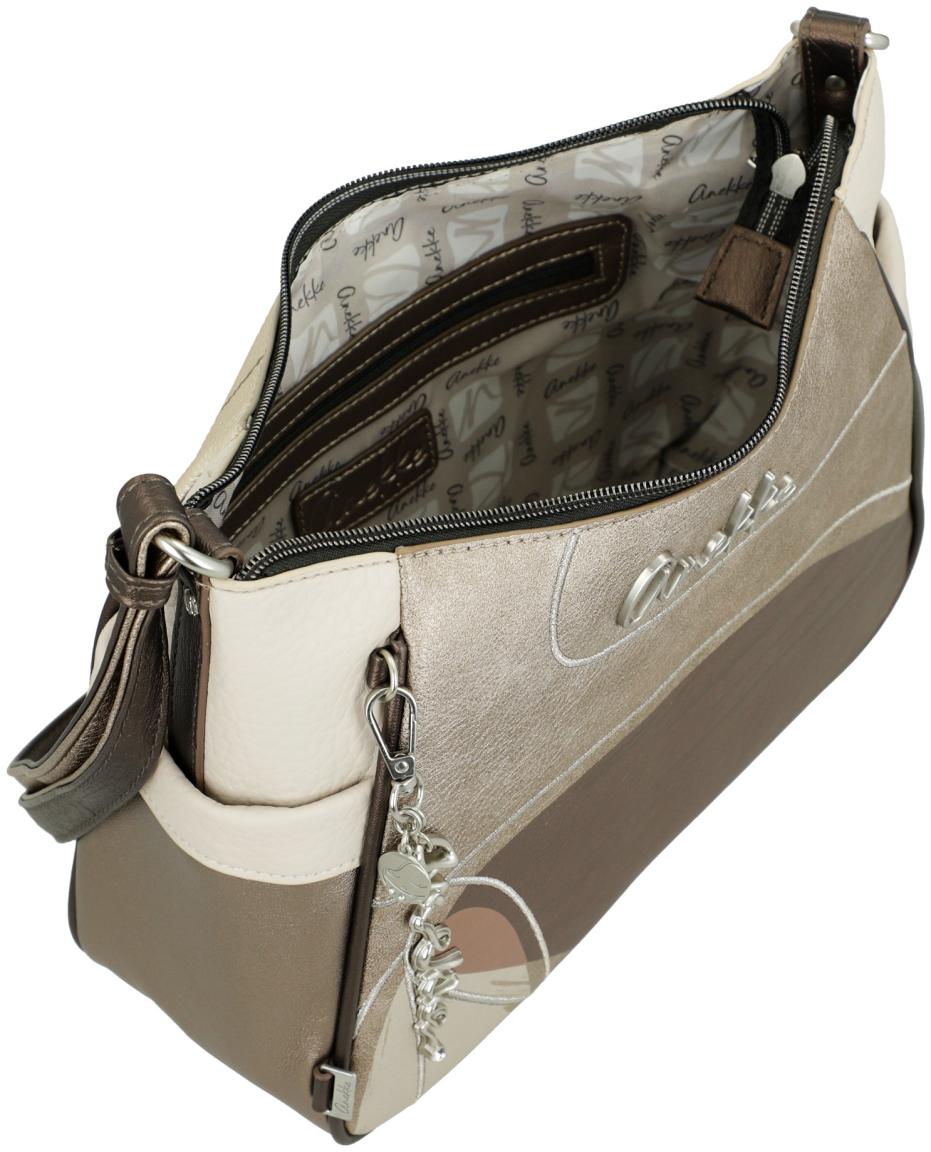 Anekke Serenis Umhängetasche braun gold