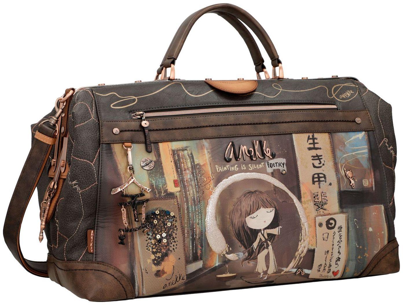 Anekke Shoen Weekender Künstlerin Japan braun bunt
