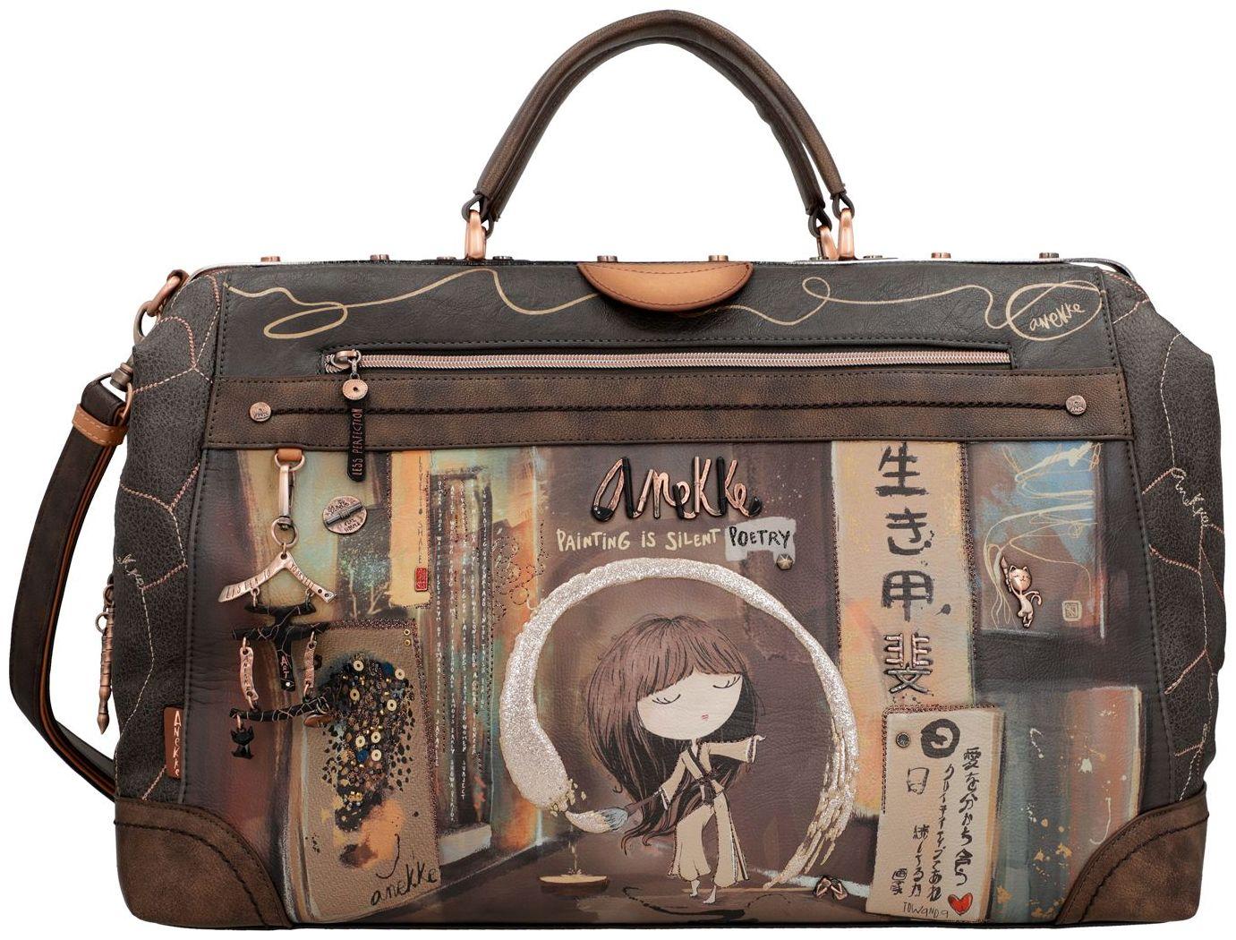 Anekke Shoen Weekender Künstlerin Japan braun bunt