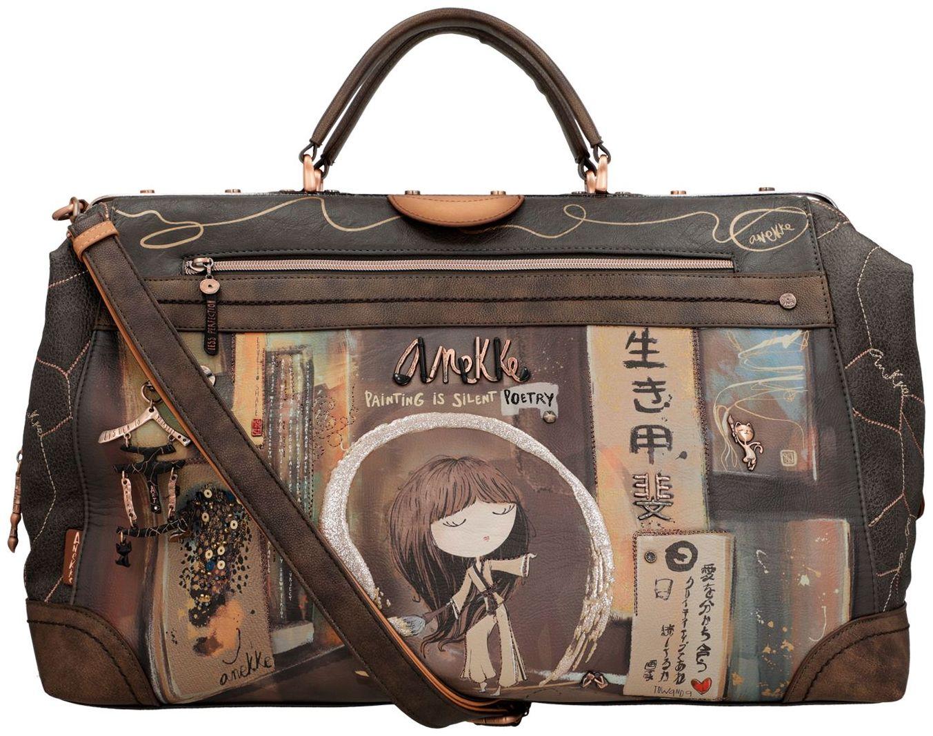 Anekke Shoen Weekender Künstlerin Japan braun bunt