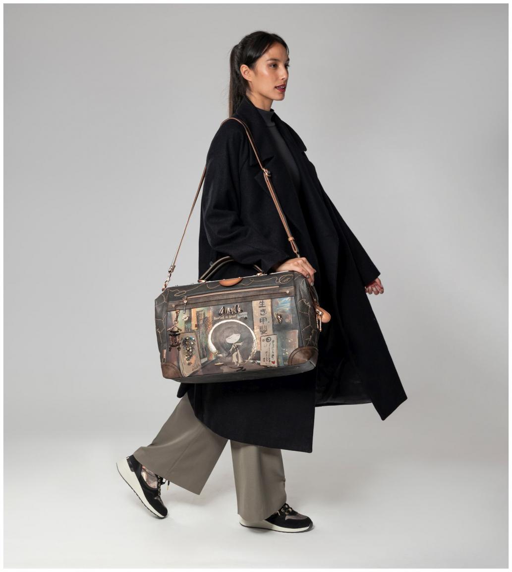 Anekke Shoen Weekender Künstlerin Japan braun bunt