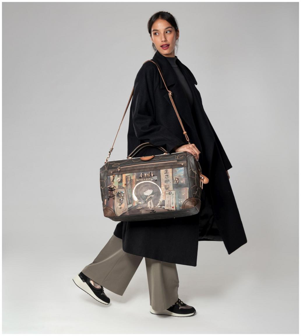 Anekke Shoen Weekender Künstlerin Japan braun bunt