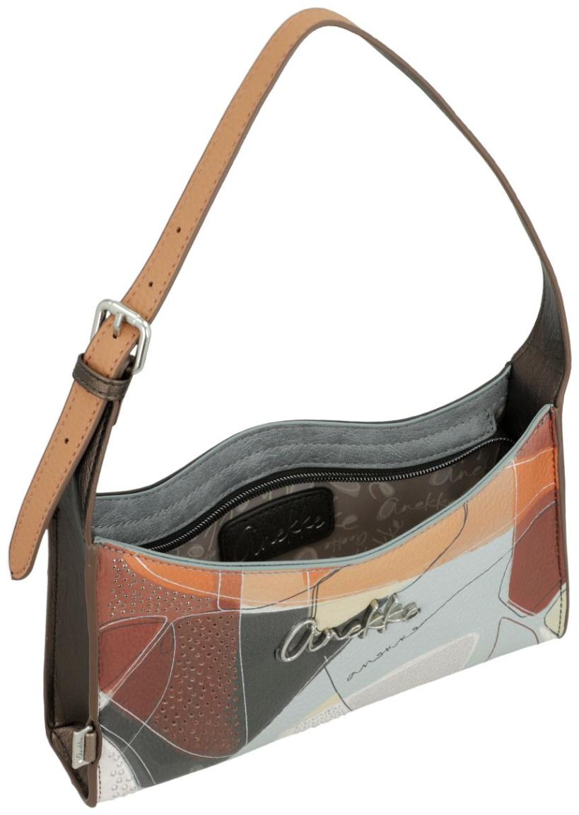 Anekke Sophia Auralis Schultertasche Nietendekor bunt