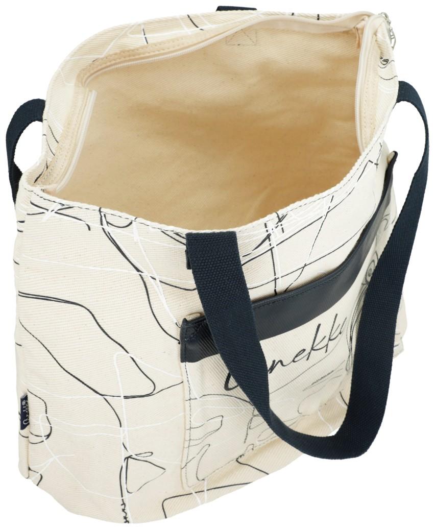 Anekke Sophia Beach Bag Tote Canvas Beige