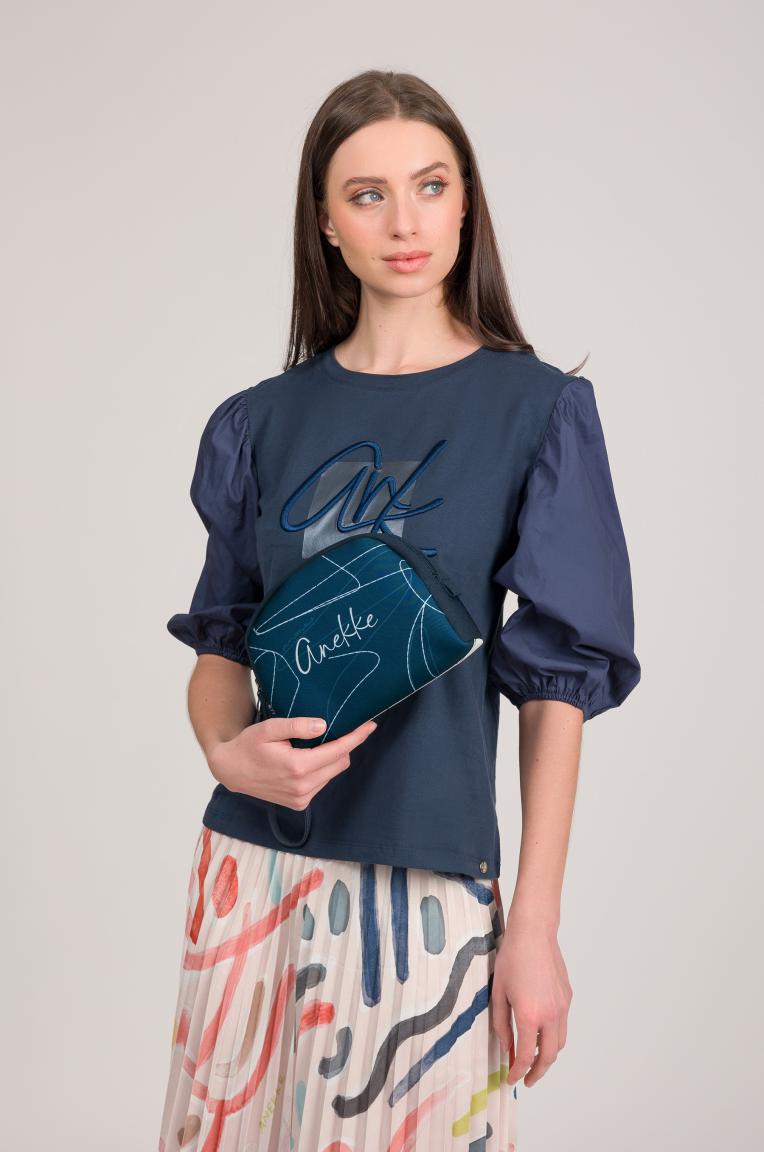 Anekke Sophia Kosmetiktäschchen blau weiß