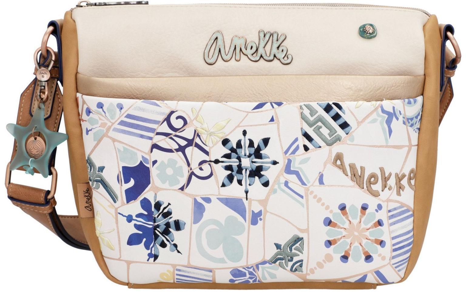 Anekke Sunrise Schultertasche Bunt Beige Seestern Anhänger