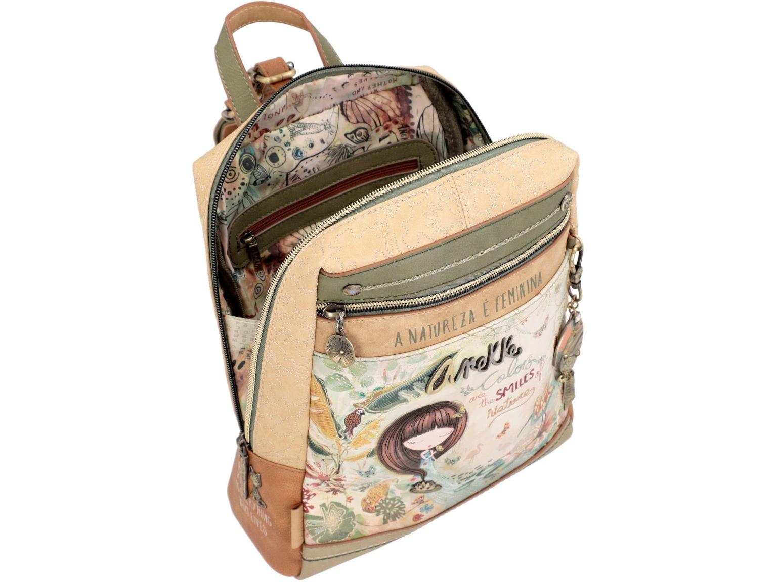 Anekke Tagesrucksack Amazonia Beige Kakadu