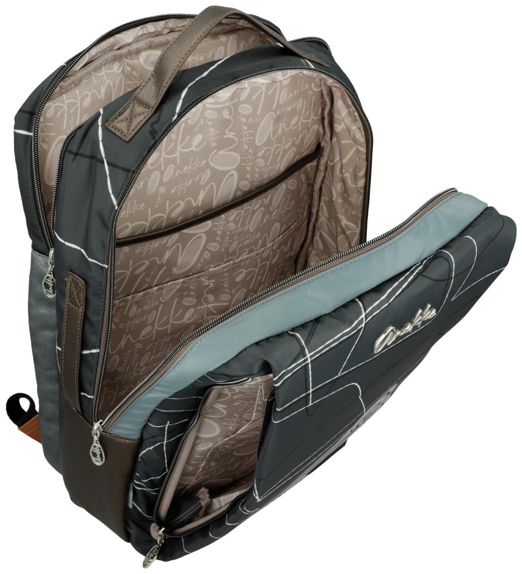 Anekke Tagesrucksack mit Laptopfach Sophia Auralis Olivgrün Nylon