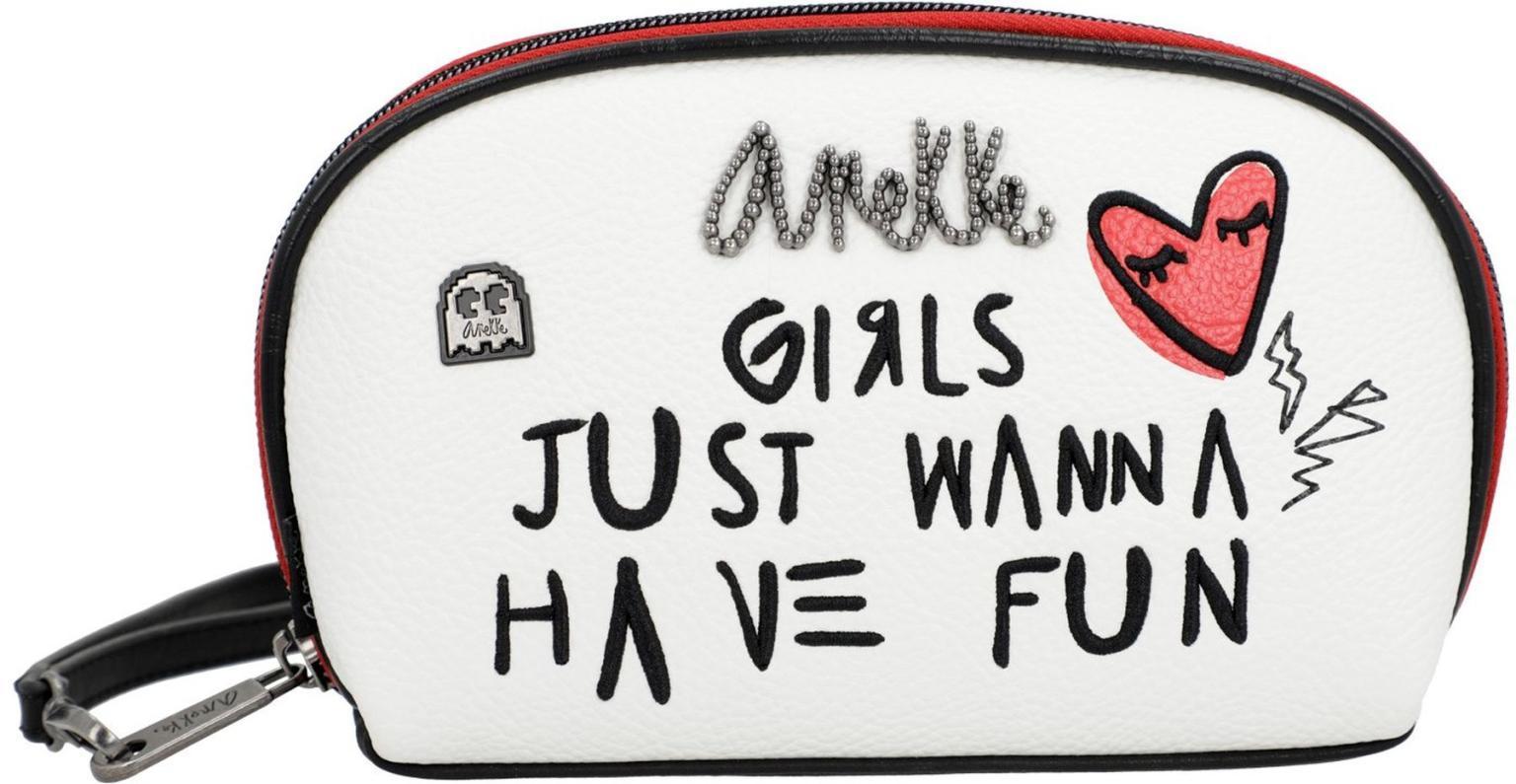 Anekke Taschenorganizer Clutch Fun and Music Energy weiß