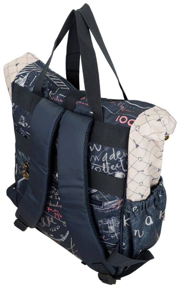 Anekke Textilrucksack Nylon Mademoiselle Travel Viaje Alloverprint