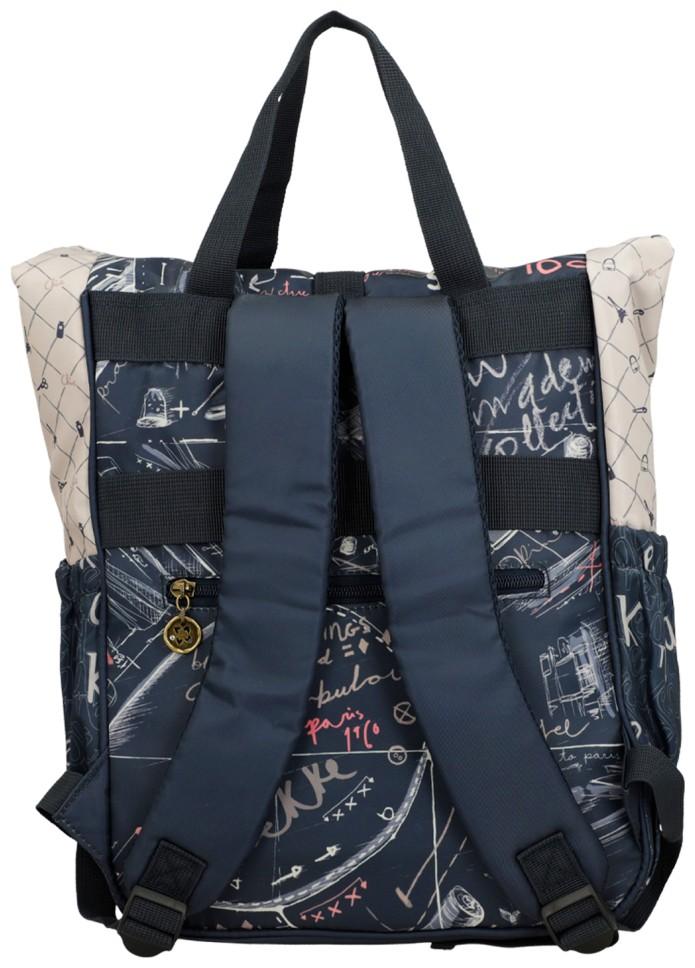 Anekke Textilrucksack Nylon Mademoiselle Travel Viaje Alloverprint