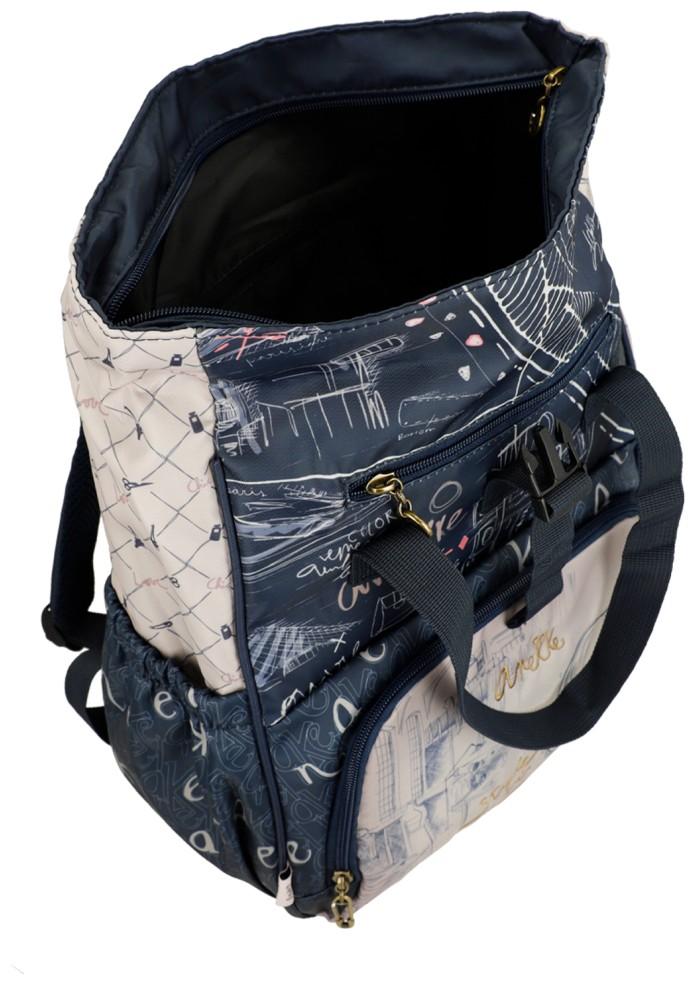 Anekke Textilrucksack Nylon Mademoiselle Travel Viaje Alloverprint