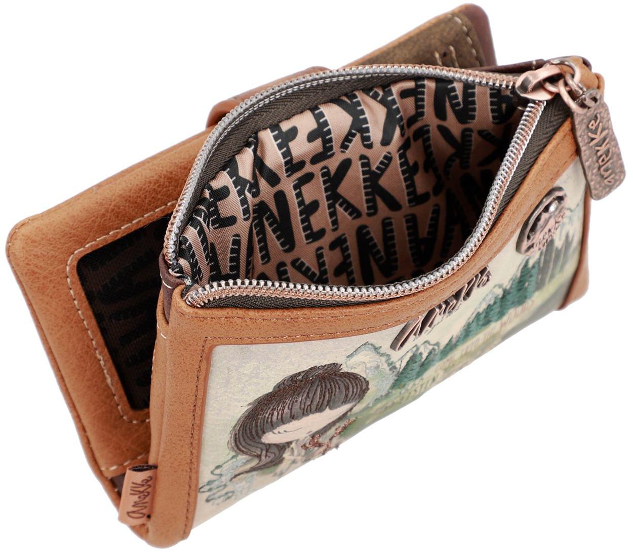 Anekke The Forest bestickte Geldtasche Kanada Lumberjack Elch