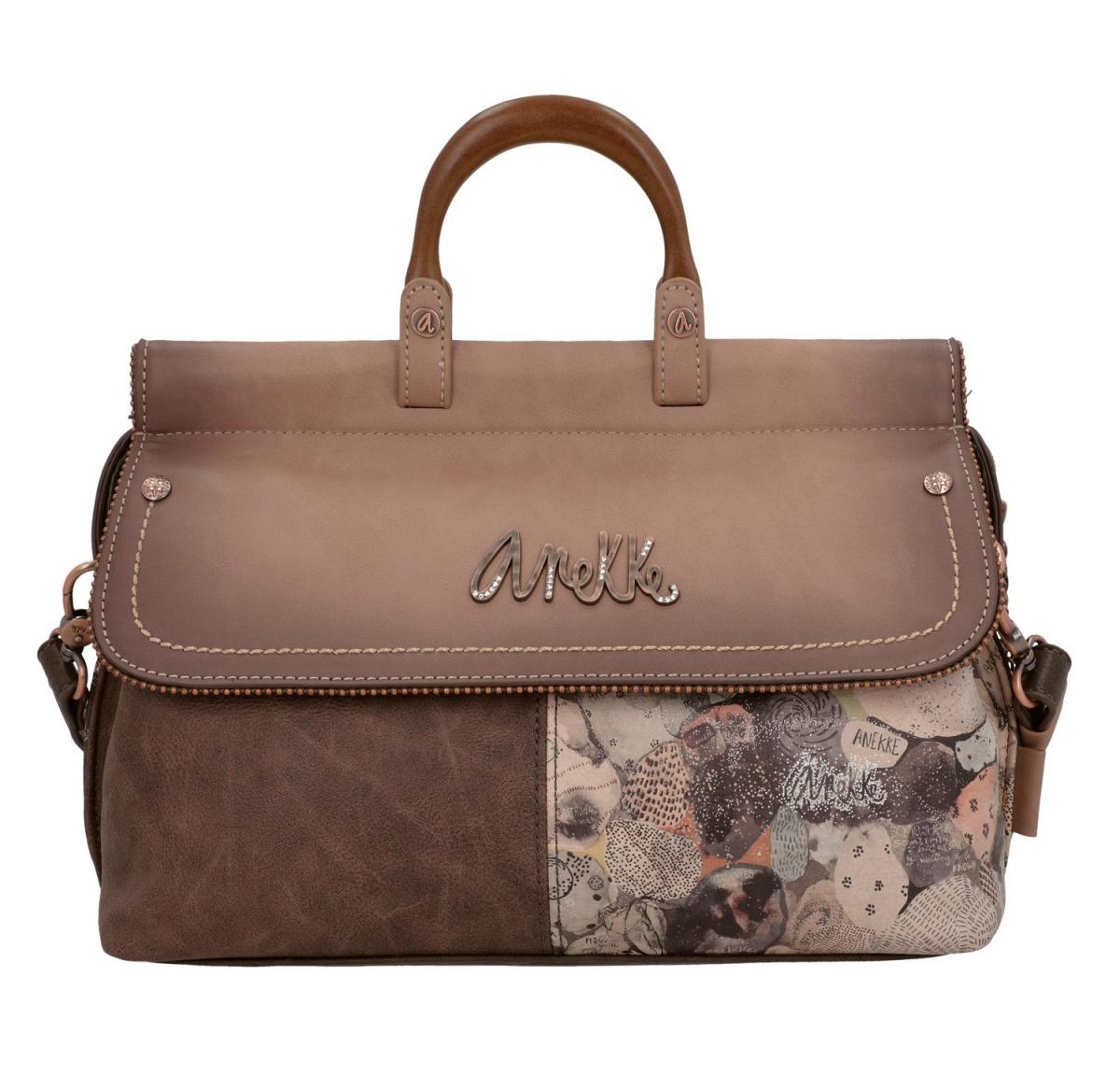 Anekke Top Handle Tasche Universe Space Stars Planets Überschlag