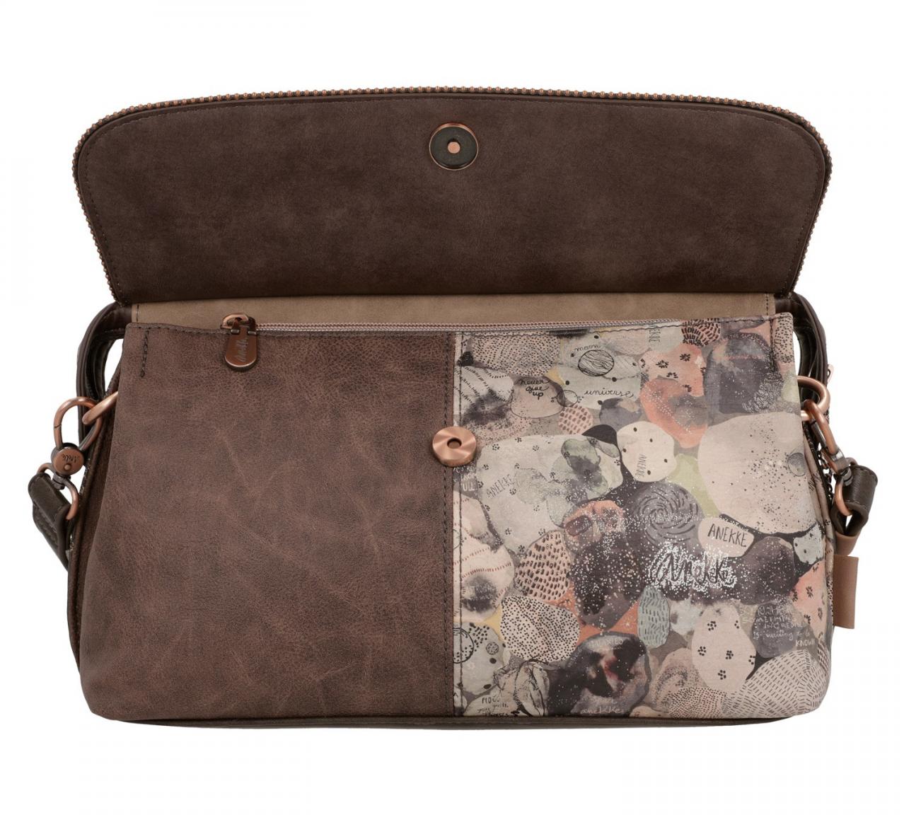 Anekke Top Handle Tasche Universe Space Stars Planets Überschlag