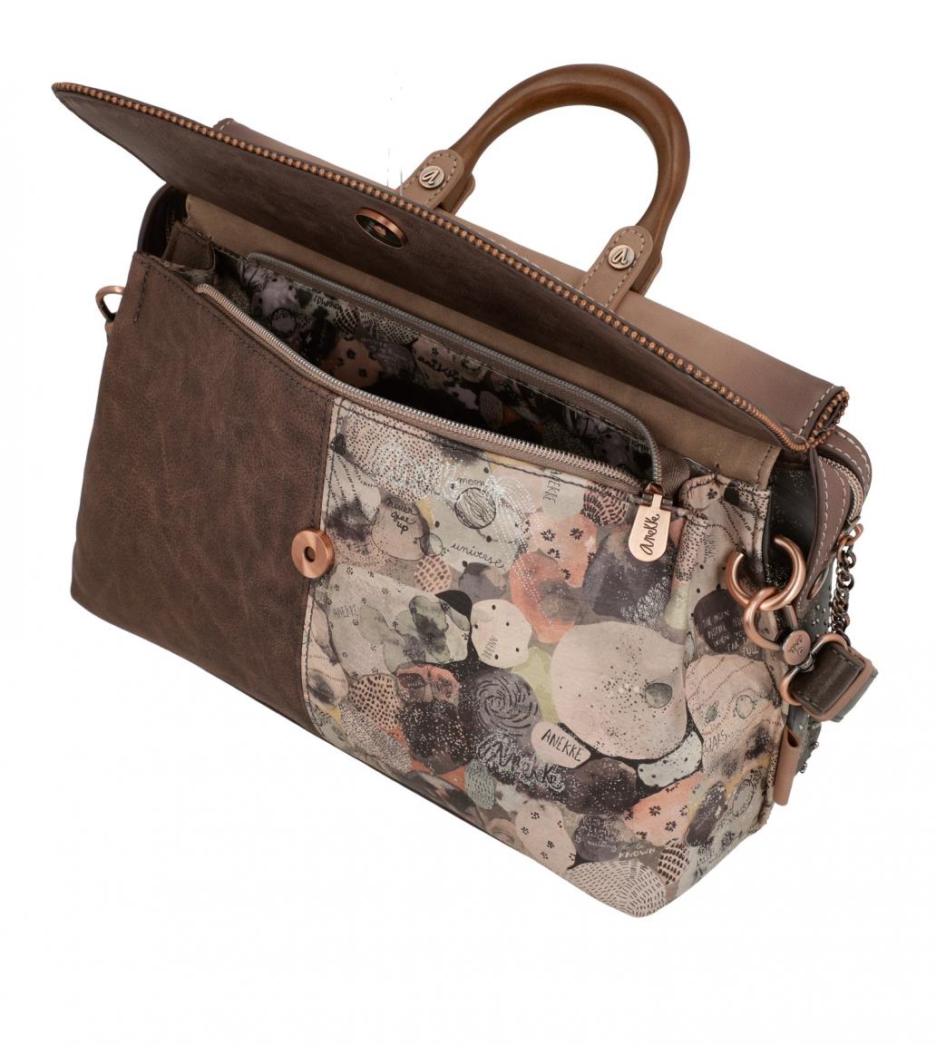 Anekke Top Handle Tasche Universe Space Stars Planets Überschlag